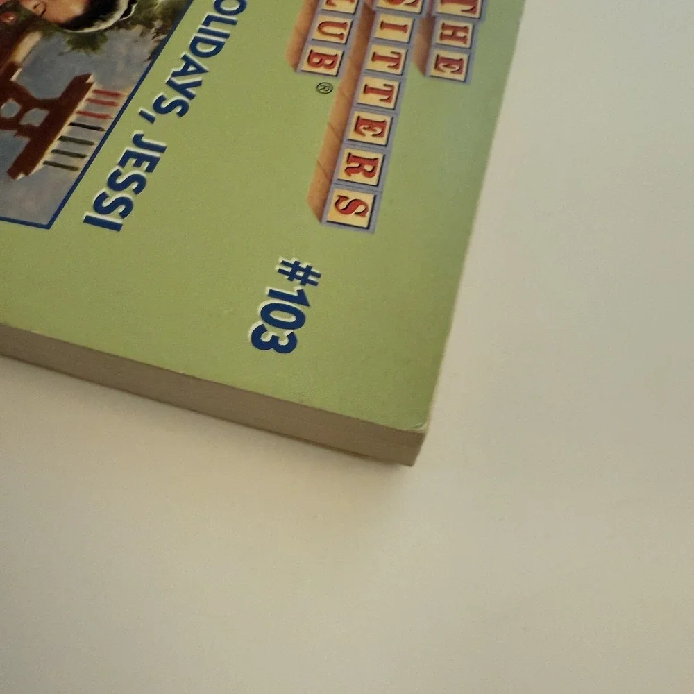 1996 The Baby-Sitters Club Happy Holidays‎ Jessi Book #103 by Ann Martin 1st Ed
